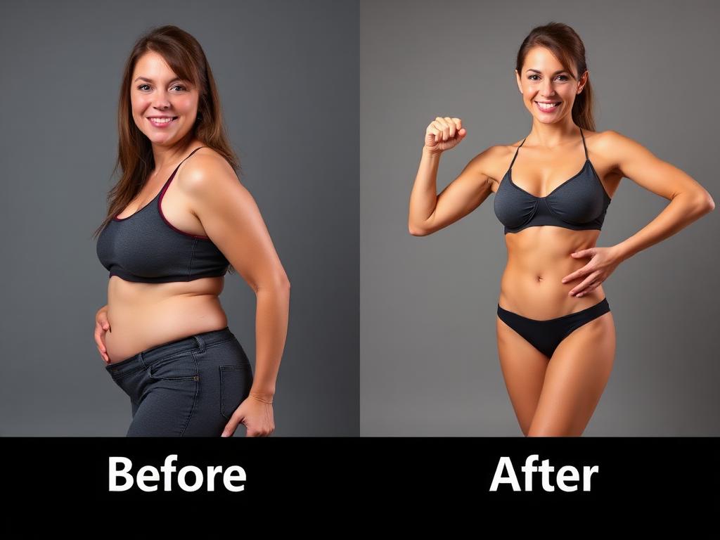 Antes e depois — transformação 1